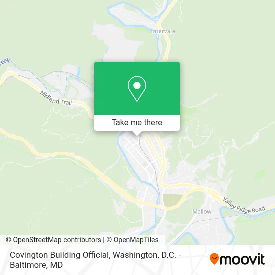 Covington Building Official map