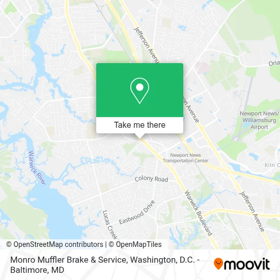 Monro Muffler Brake & Service map