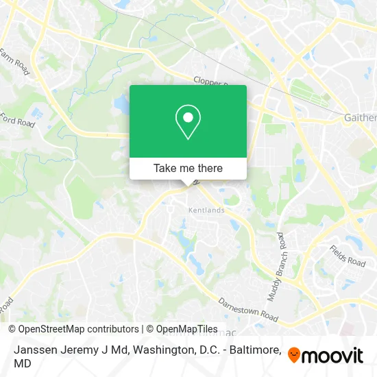 Janssen Jeremy J Md map