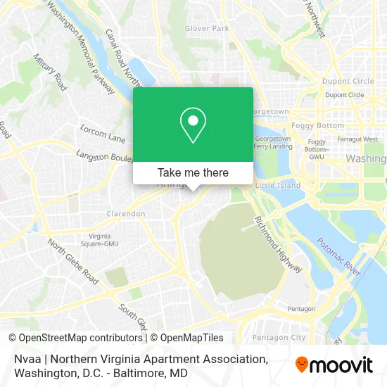 Nvaa | Northern Virginia Apartment Association map