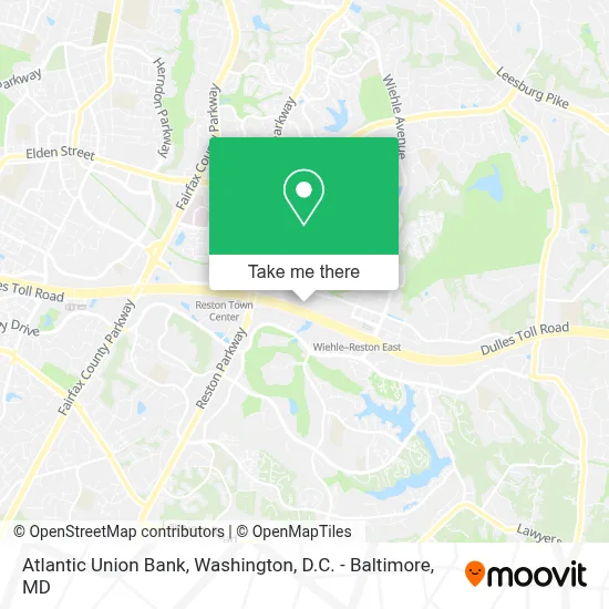 Atlantic Union Bank map