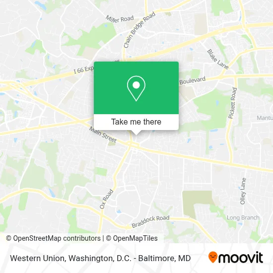 Western Union map