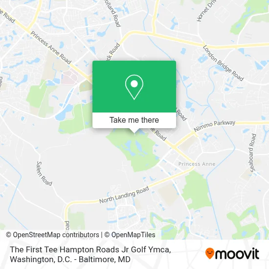 The First Tee Hampton Roads Jr Golf Ymca map
