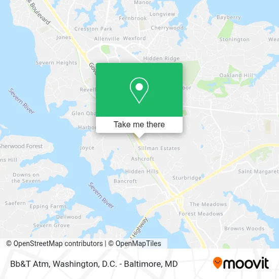 Bb&T Atm map