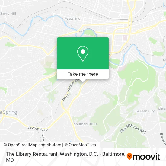 The Library Restaurant map