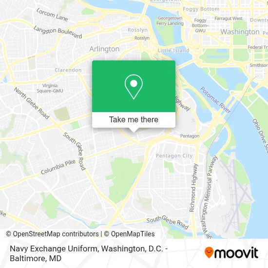 Navy Exchange Uniform map