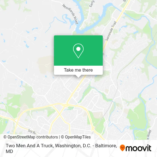 Two Men And A Truck map