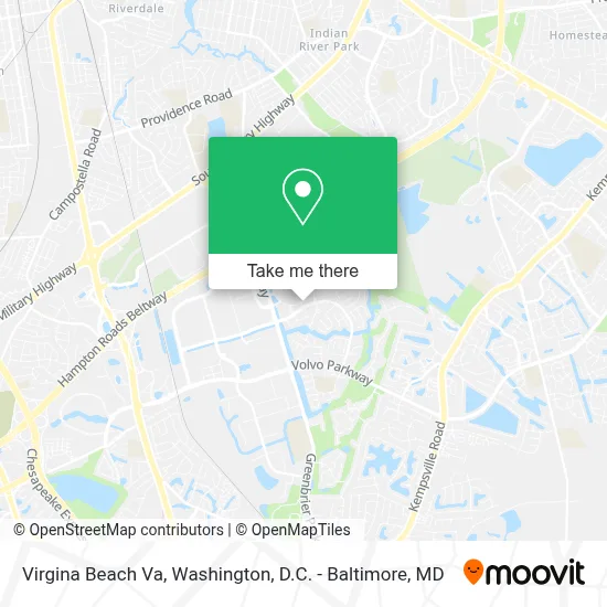 Virgina Beach Va map