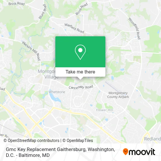 Gmc Key Replacement Gaithersburg map