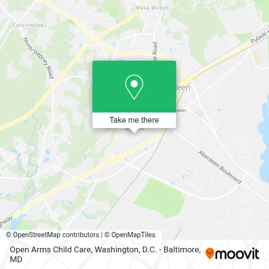 Open Arms Child Care map