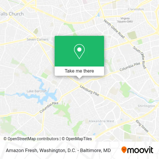 Amazon Fresh map