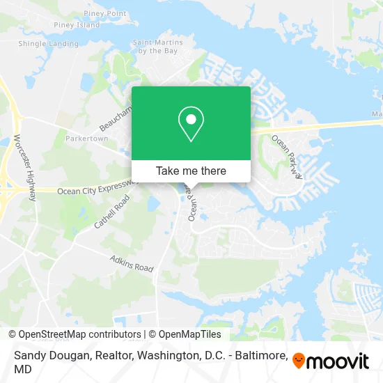 Sandy Dougan, Realtor map