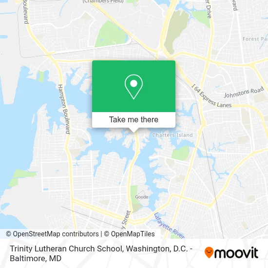 Trinity Lutheran Church School map