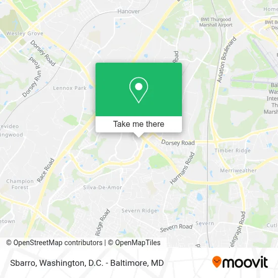 Sbarro map