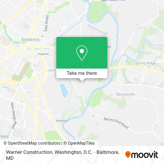 Warner Construction map