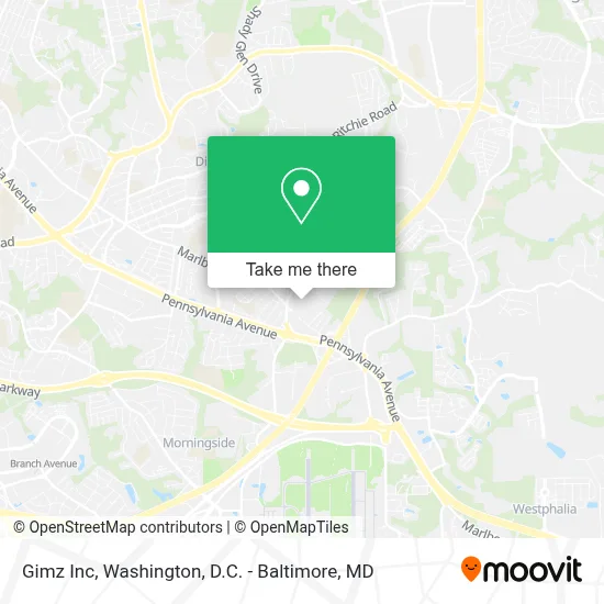 Gimz Inc map