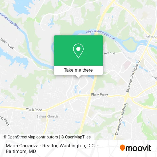 Maria Carranza - Realtor map