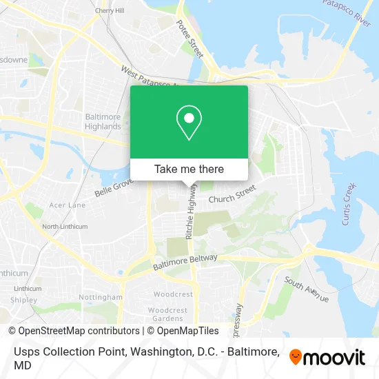 Usps Collection Point map