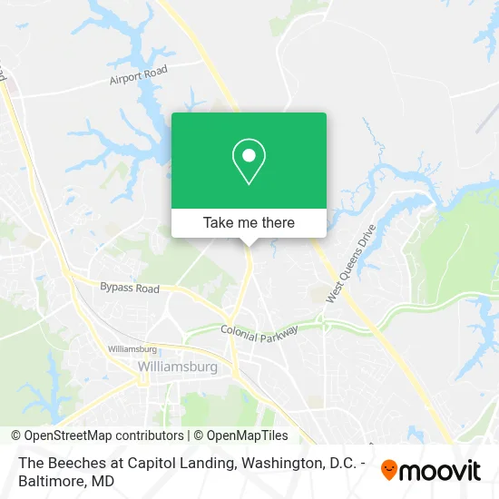 The Beeches at Capitol Landing map