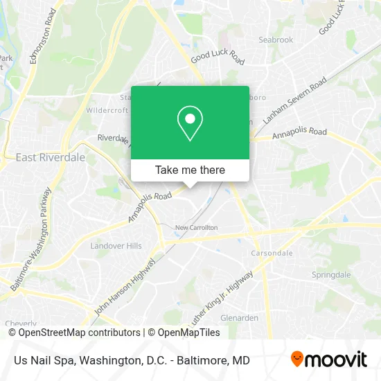 Us Nail Spa map