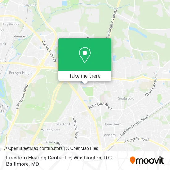 Freedom Hearing Center Llc map