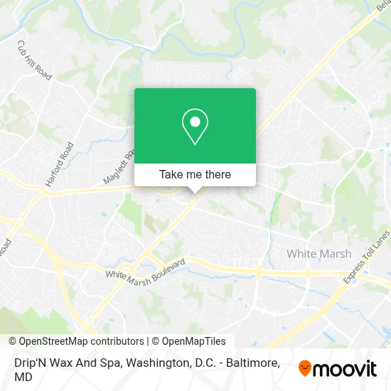 Drip'N Wax And Spa map