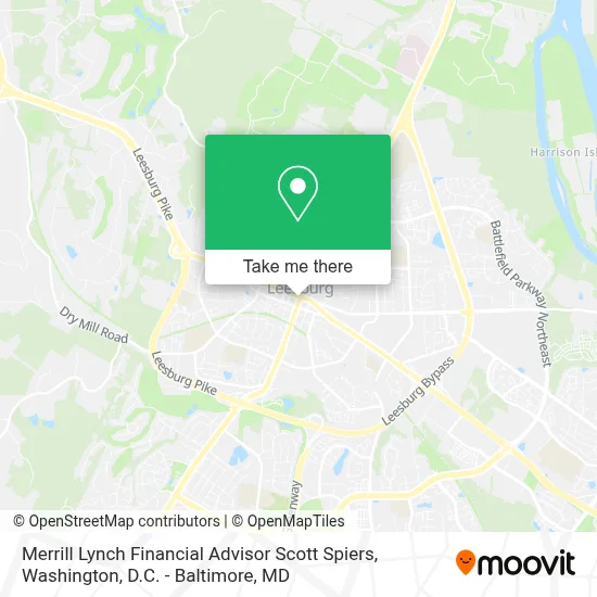 Merrill Lynch Financial Advisor Scott Spiers map