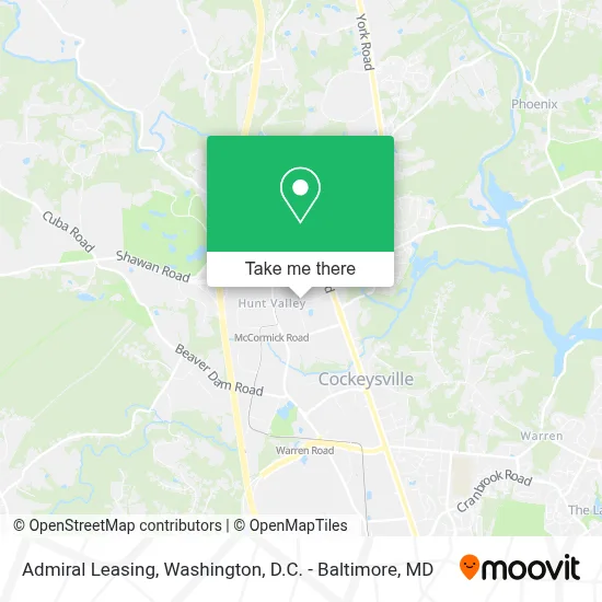 Admiral Leasing map