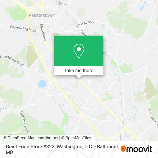 Giant Food Store #322 map