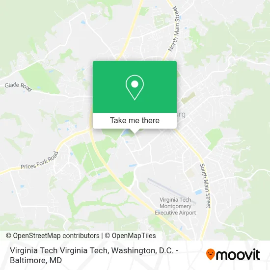 Virginia Tech Virginia Tech map
