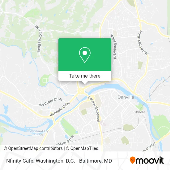Nfinity Cafe map