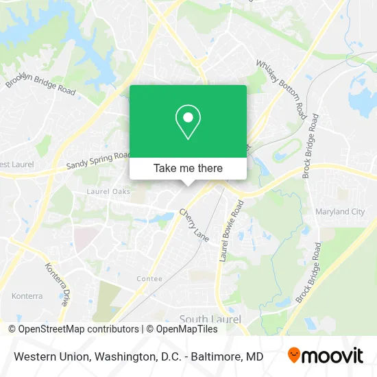 Western Union map