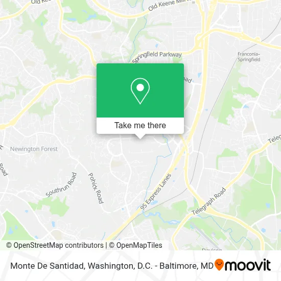 Monte De Santidad map