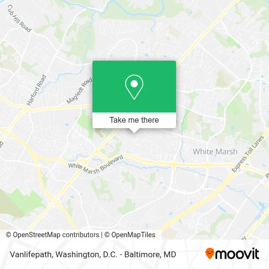 Vanlifepath map