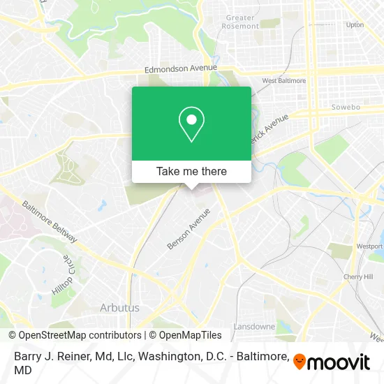 Barry J. Reiner, Md, Llc map