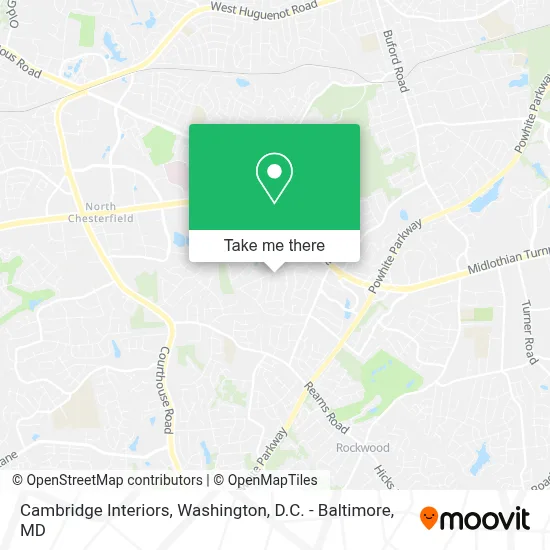 Cambridge Interiors map