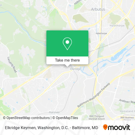 Elkridge Keymen map