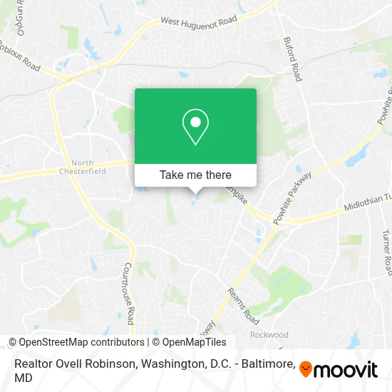 Realtor Ovell Robinson map
