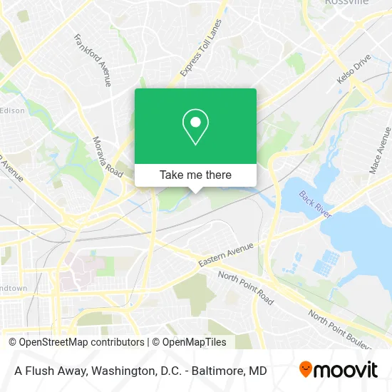 A Flush Away map