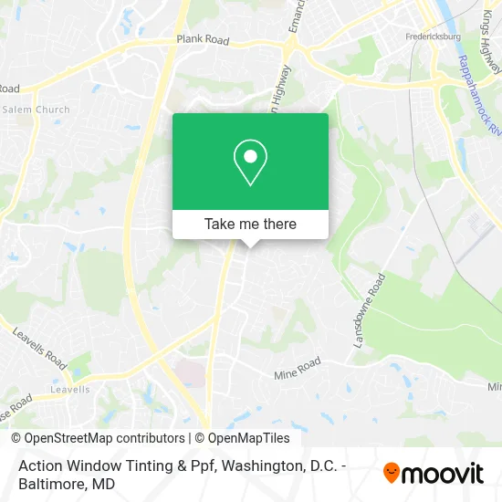 Action Window Tinting & Ppf map
