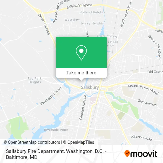 Salisbury Fire Department map