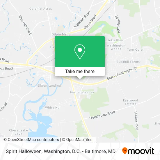Spirit Halloween map