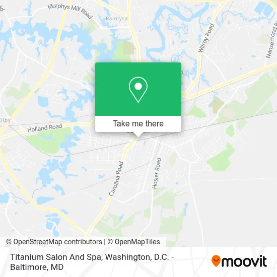 Titanium Salon And Spa map