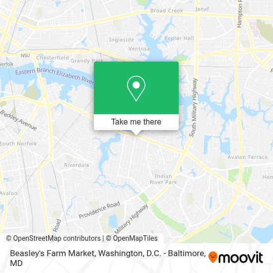 Beasley's Farm Market map