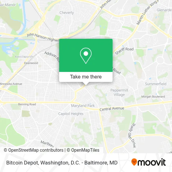 Bitcoin Depot map