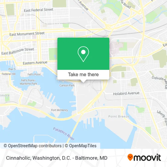 Cinnaholic map