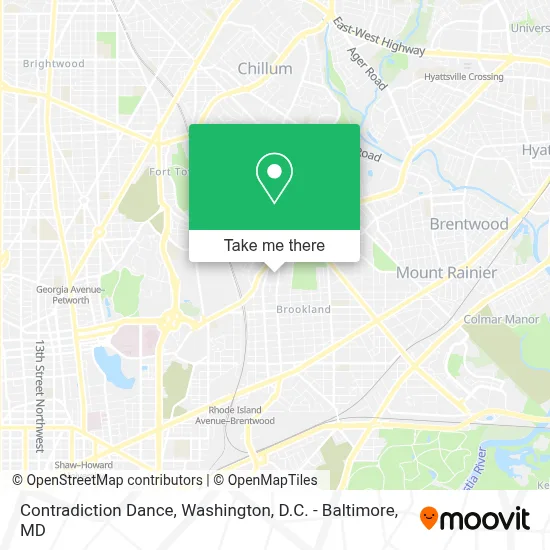 Contradiction Dance map