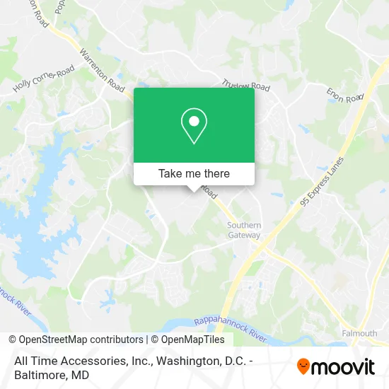 All Time Accessories, Inc. map