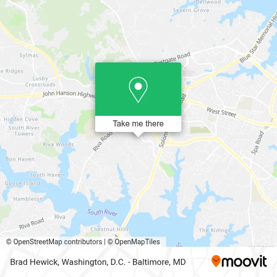 Brad Hewick map