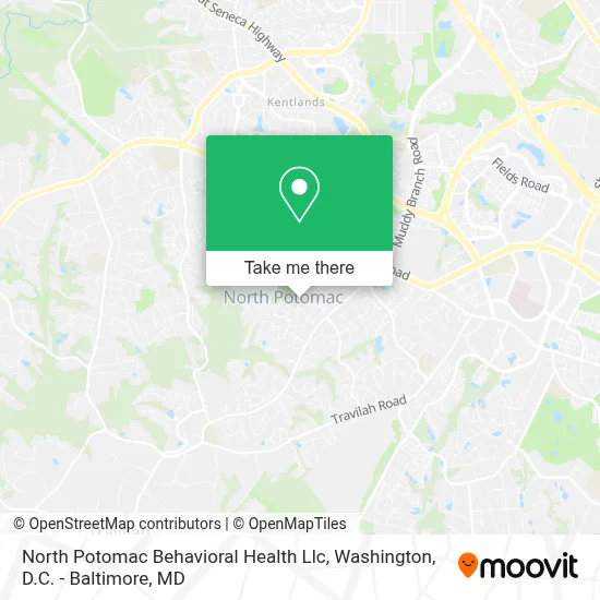 North Potomac Behavioral Health Llc map